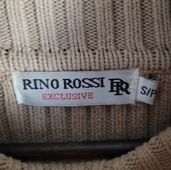 RINO ROSSI | vintage cable knit turtleneck sweater - Picture 6 of 7